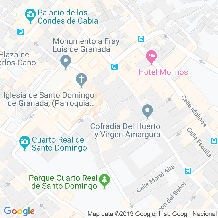 Código Postal calle Aguado en Granada