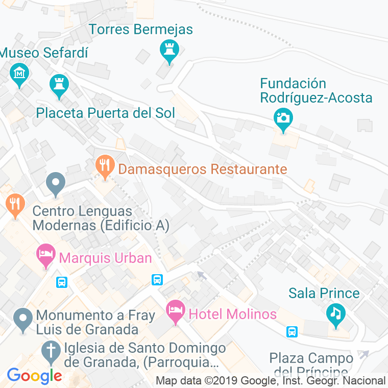 Código Postal calle Alamillos De San Cecilio en Granada