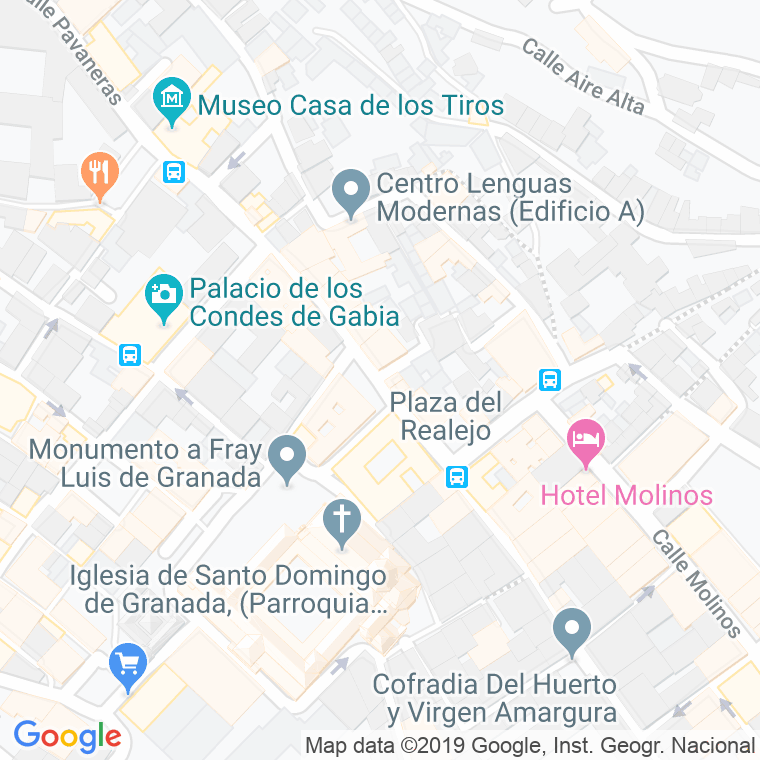 Código Postal calle Fortuny, plaza en Granada