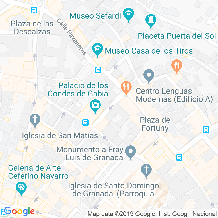 Código Postal calle Girones, callejon en Granada
