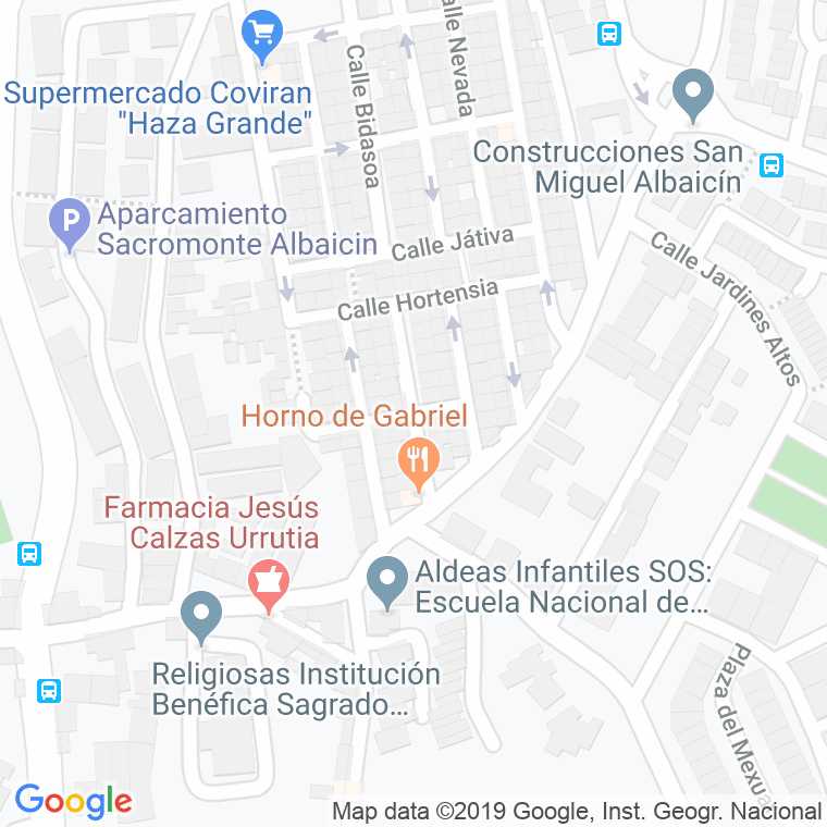 Código Postal calle Abeja en Granada