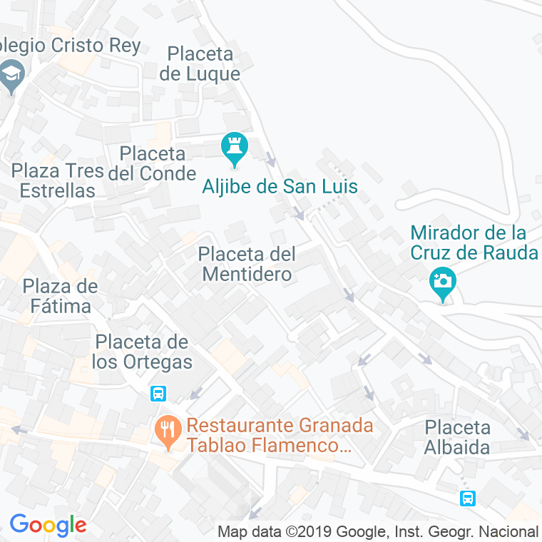 Código Postal calle Aljibe De La Vieja en Granada