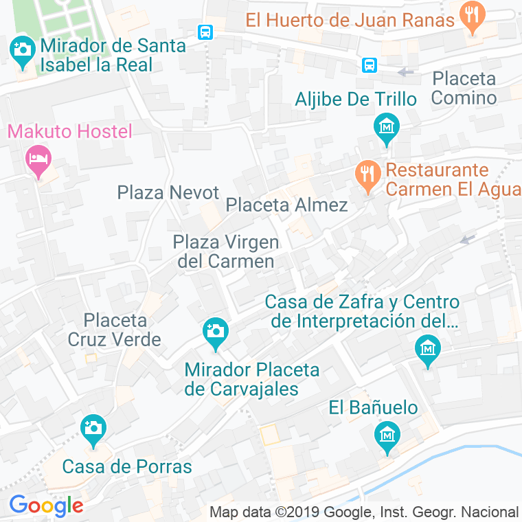 Código Postal calle Almez en Granada
