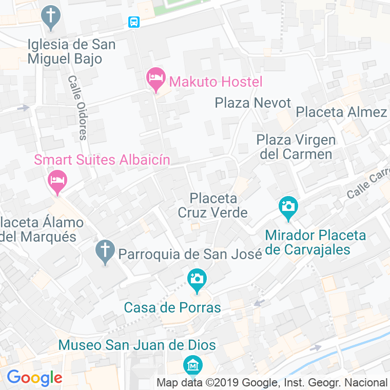 Código Postal calle Babole en Granada