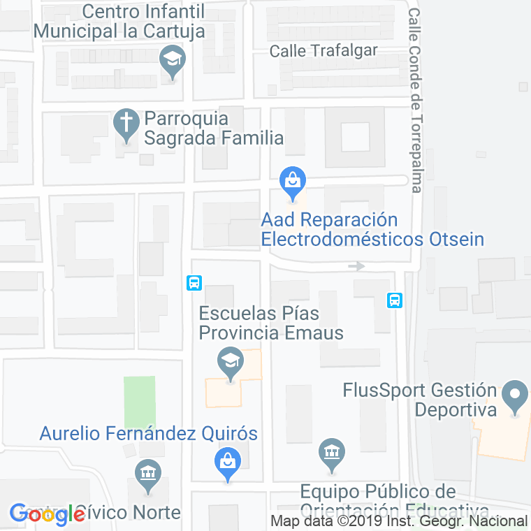 Código Postal calle Antonio Lopez Sancho en Granada
