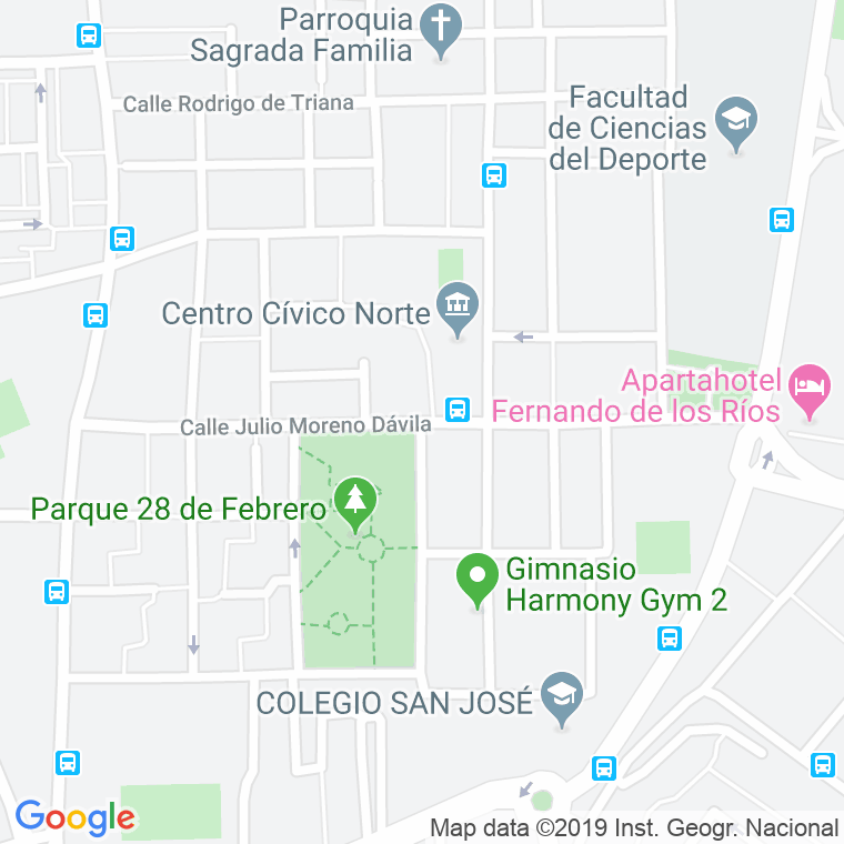 Código Postal calle Burguella De Toro en Granada