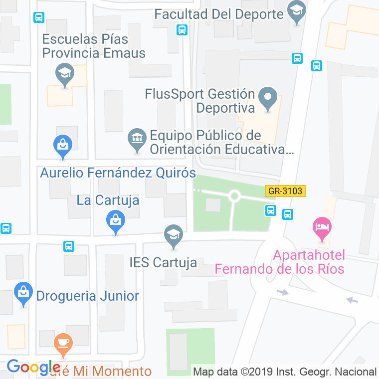 Código Postal calle Doctor Agustin Laborde, plaza en Granada