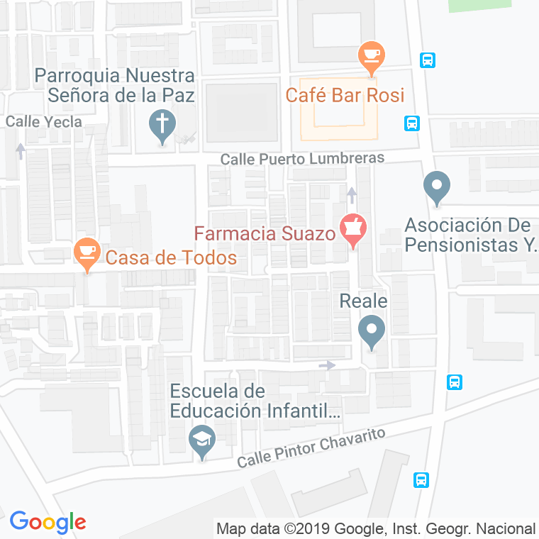 Código Postal calle Jose Risueño en Granada
