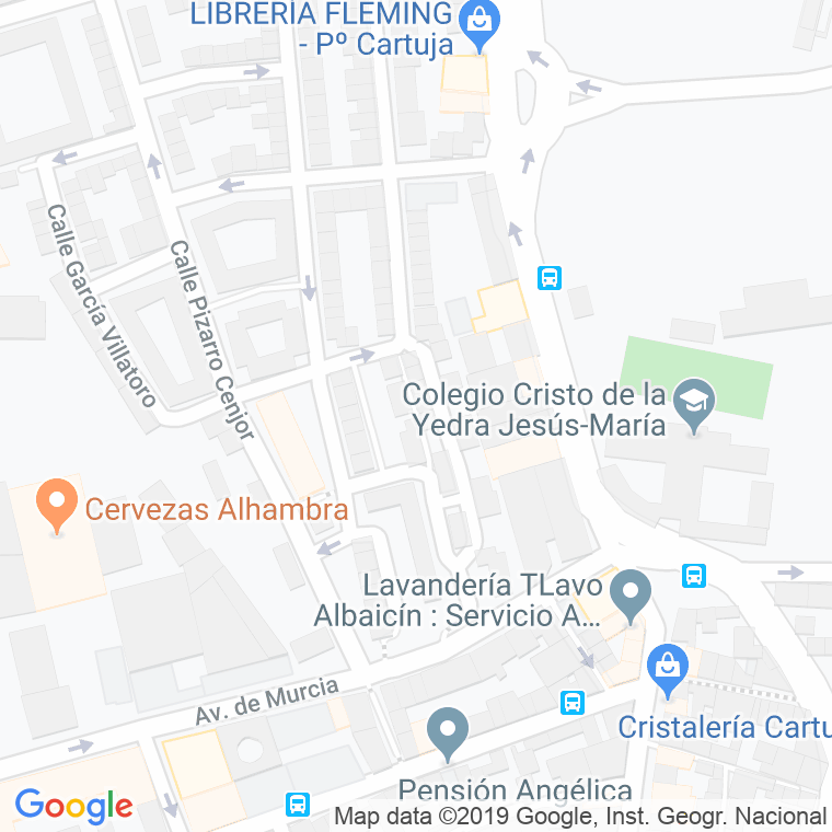 Código Postal calle Beniel en Granada