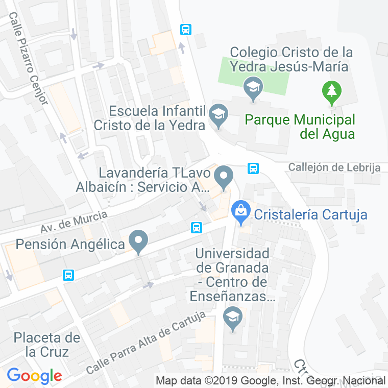 Código Postal calle Turia en Granada