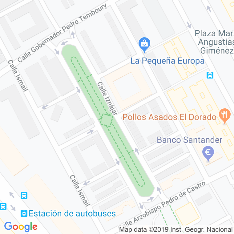 Código Postal calle Almoravides en Granada