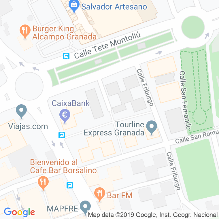 Código Postal calle Ceramista Agustin Morales Aguacil en Granada