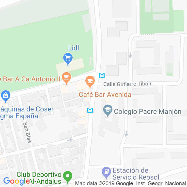 Código Postal calle San Eladio en Granada