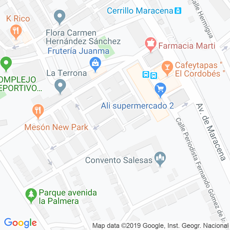 Código Postal calle Arquimedes en Granada