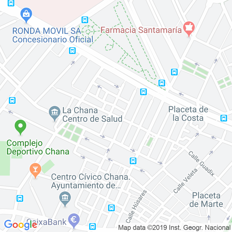 Código Postal calle Arzobispo Guerrero en Granada