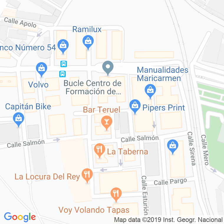 Código Postal calle Chanquete en Granada