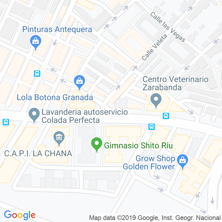 Código Postal calle Dore, pasaje en Granada