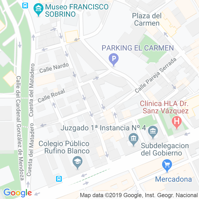 Código Postal calle Mejorana en Guadalajara
