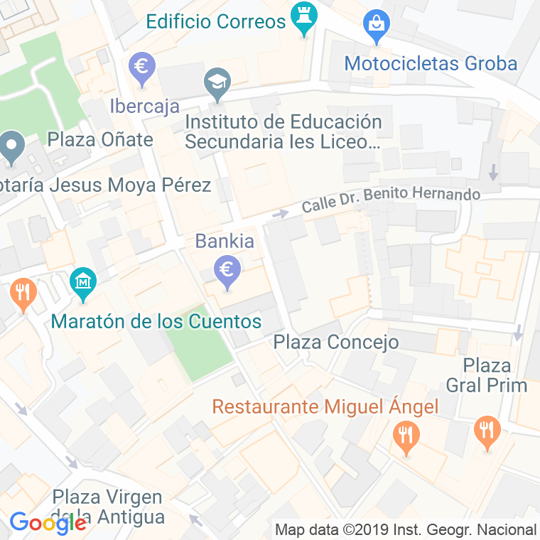 Código Postal calle San Gil en Guadalajara