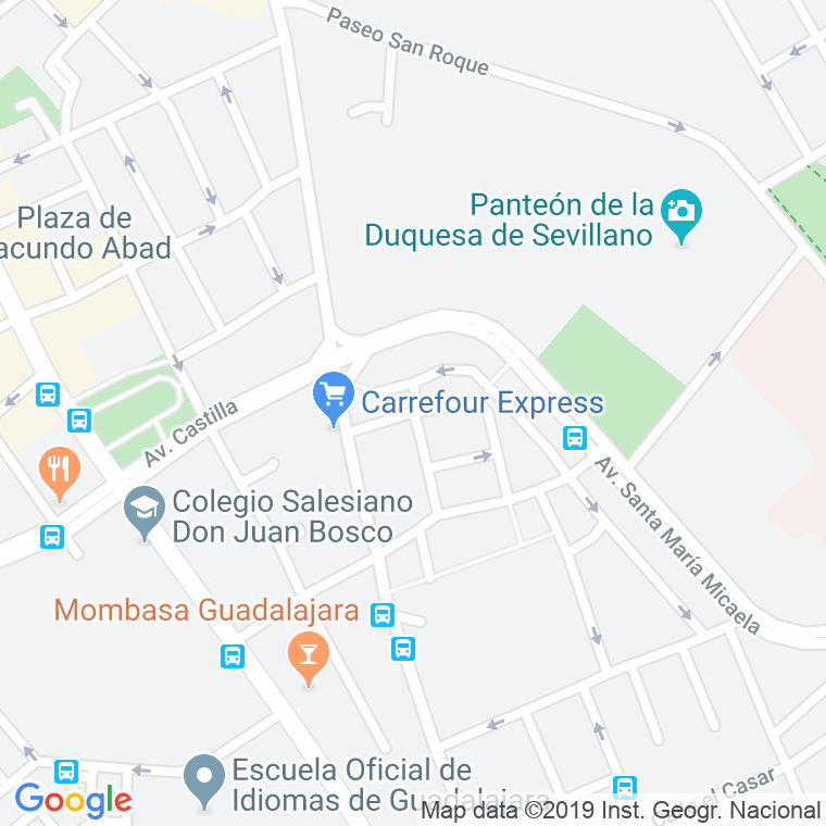 Código Postal calle Papa Juan Xxiii en Guadalajara