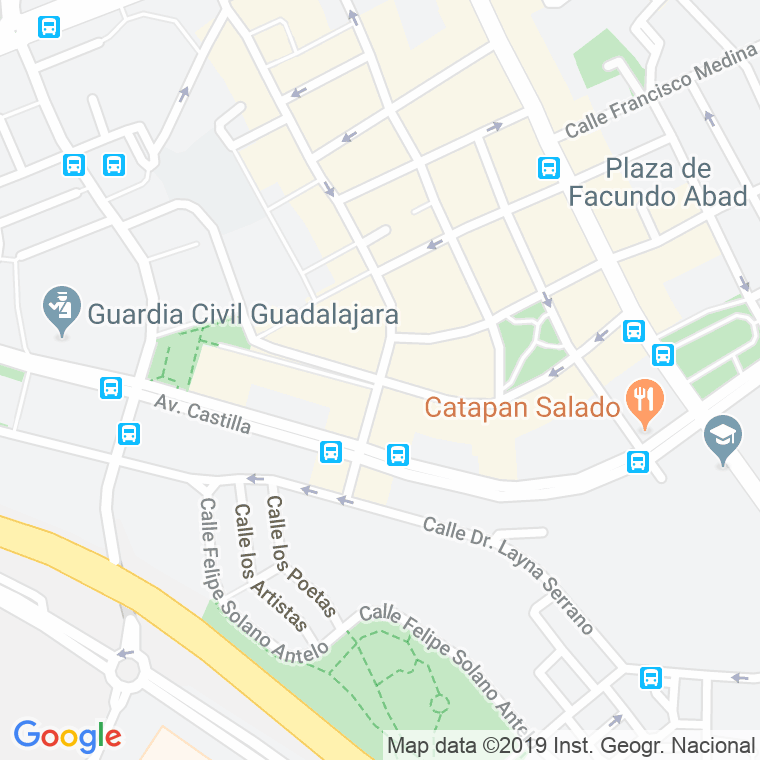 Código Postal calle Rufino Blanco   (Impares Del 1 Al 3)  (Pares Del 2 Al 4) en Guadalajara