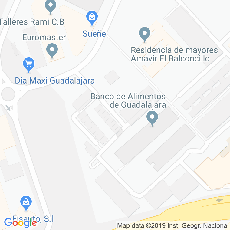 Código Postal calle Antonio Machado en Guadalajara