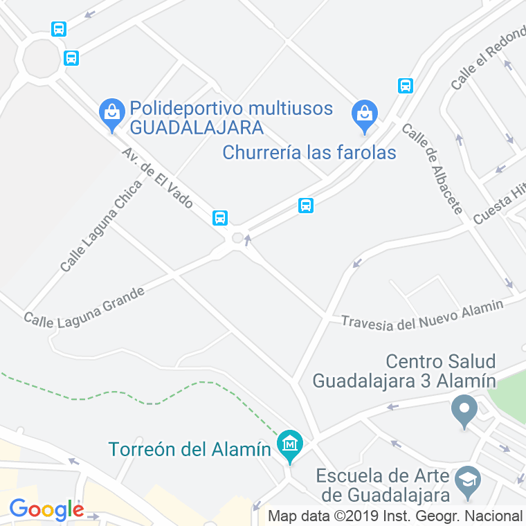 Código Postal calle Laguna De Taravilla en Guadalajara