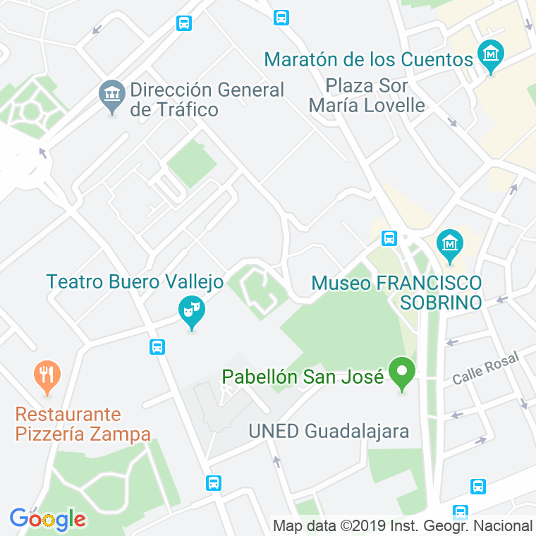 Código Postal calle Luis Ibarra Landete en Guadalajara