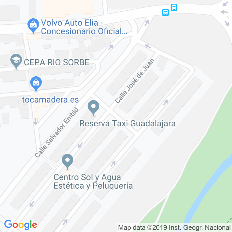 Código Postal calle Marcelino Villanueva en Guadalajara