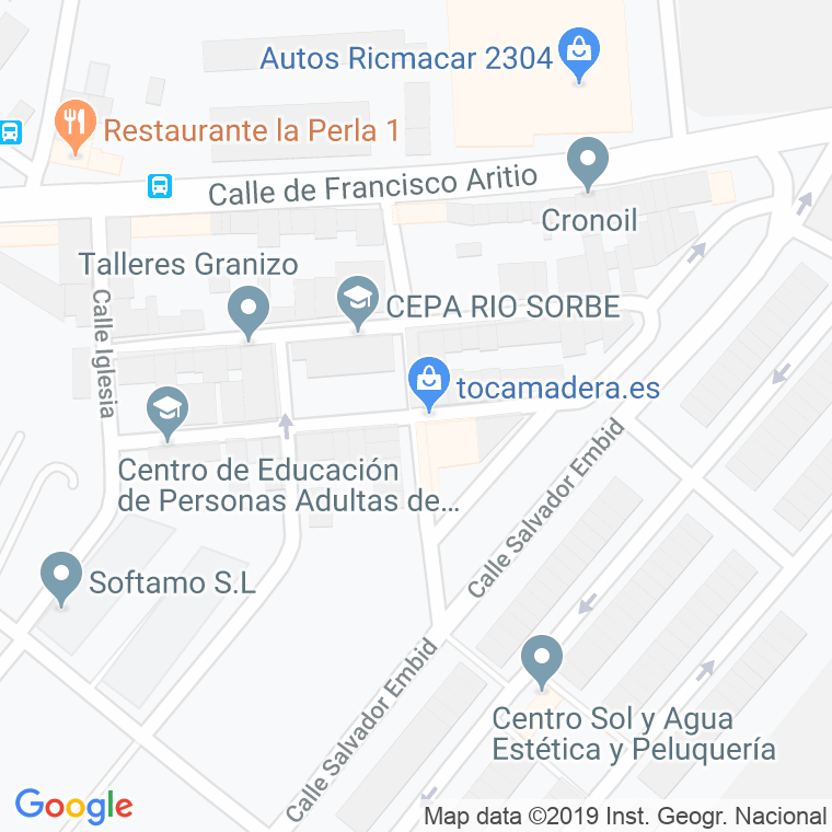 Código Postal calle Pintor Casto Plasencia en Guadalajara