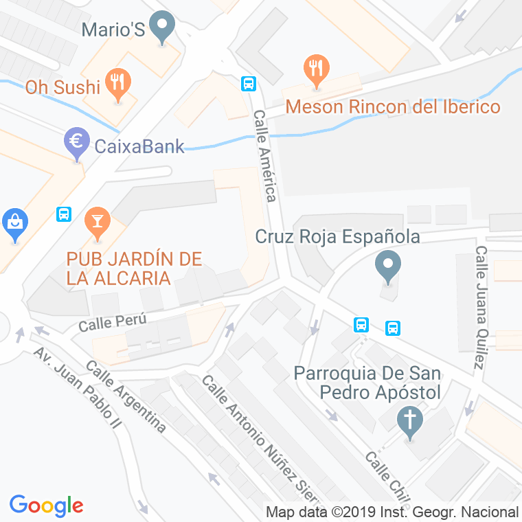 Código Postal calle America en Guadalajara