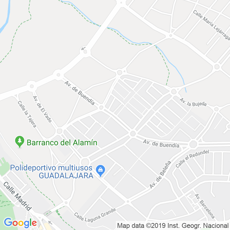 Código Postal calle Buendia, avenida en Guadalajara