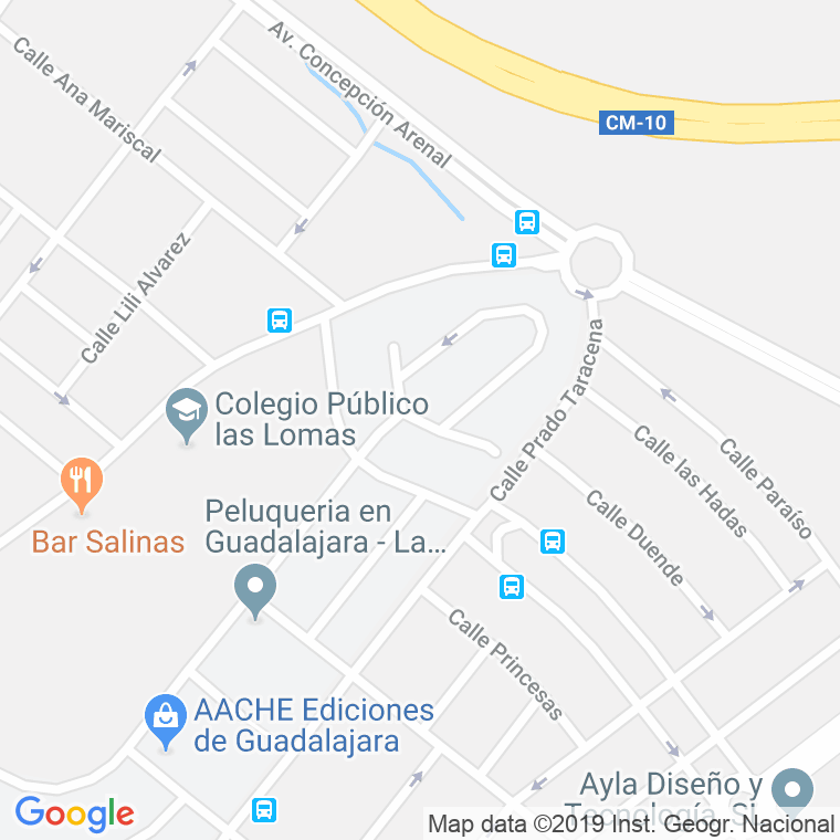 Código Postal calle Corredera, La en Guadalajara