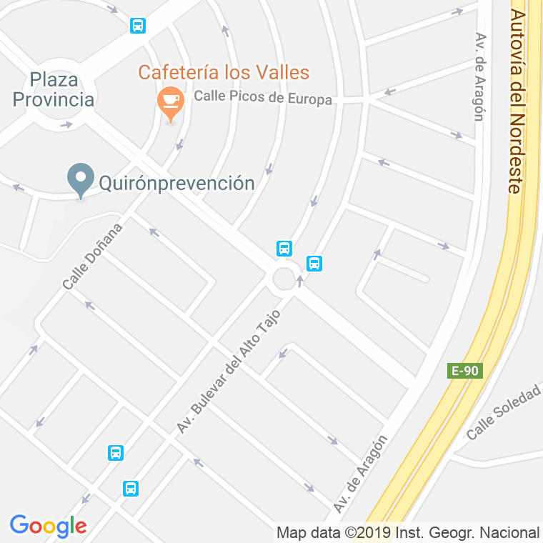 Código Postal calle Hayedo De La Tejera Negra, avenida en Guadalajara
