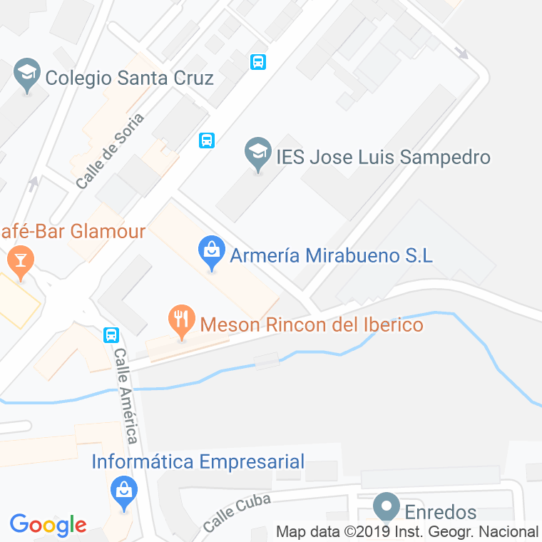 Código Postal calle Huesca en Guadalajara