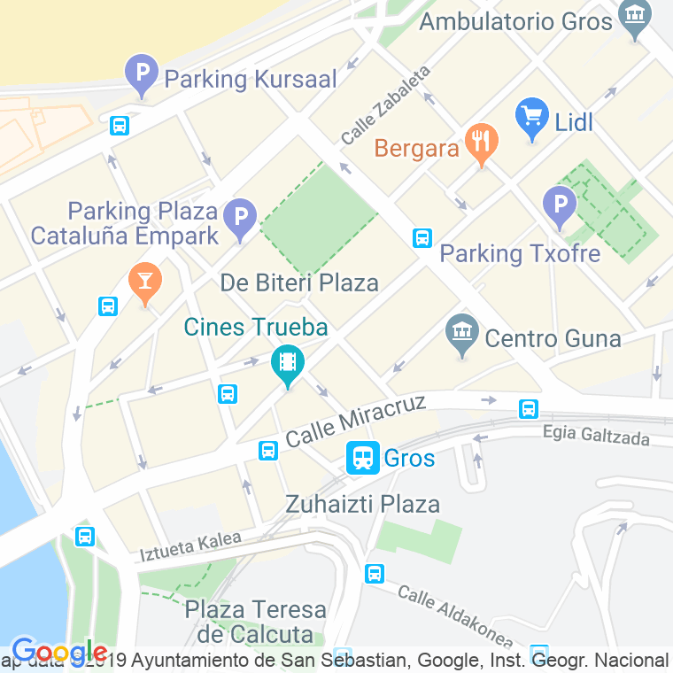 Código Postal calle Padre Larroca en Donostia-San Sebastian