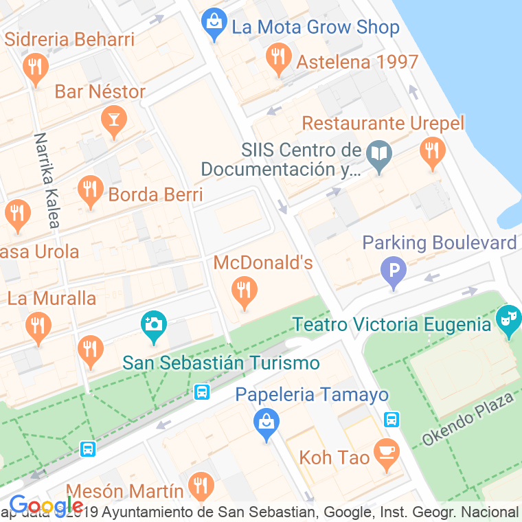 Código Postal calle Brecha, De La, mercado en Donostia-San Sebastian