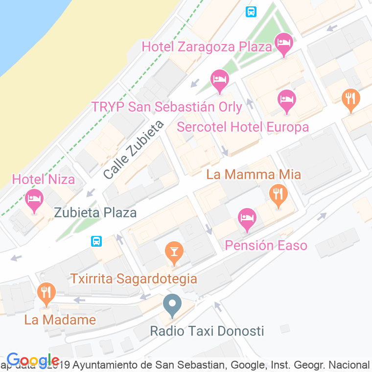 Código Postal calle Marina en Donostia-San Sebastian