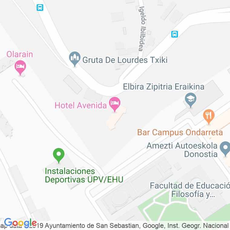 Código Postal calle Brunet, avenida en Donostia-San Sebastian