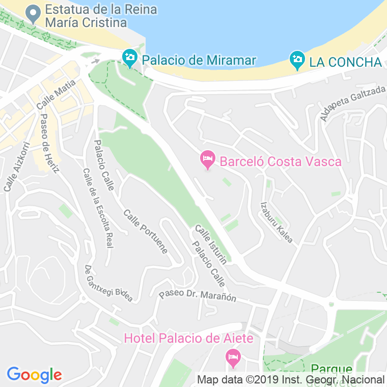 Código Postal calle Pio Baroja en Donostia-San Sebastian