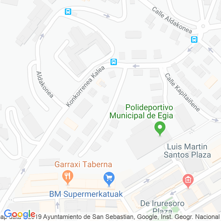 Código Postal calle Iradiene en Donostia-San Sebastian