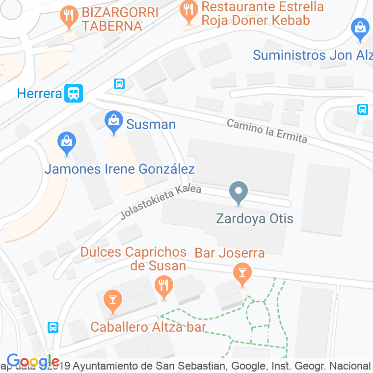 Código Postal calle Jolastokieta en Donostia-San Sebastian