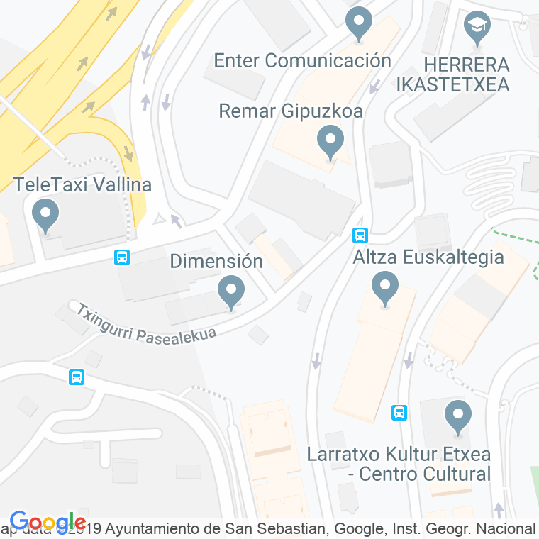 Código Postal calle Txingurri, paseo en Donostia-San Sebastian