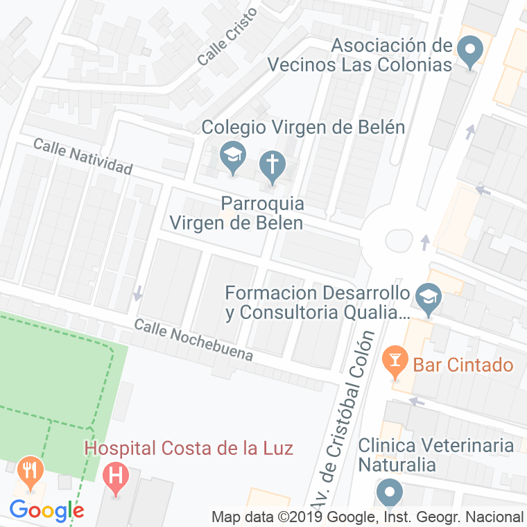 Código Postal calle Anunciacion en Huelva