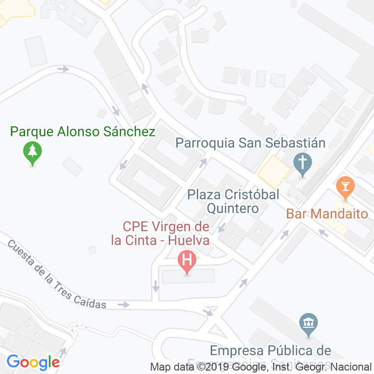 Código Postal calle Jose Maria Patiño en Huelva