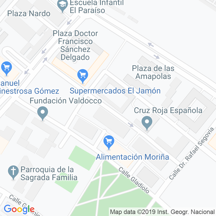 Código Postal calle Jazmin en Huelva