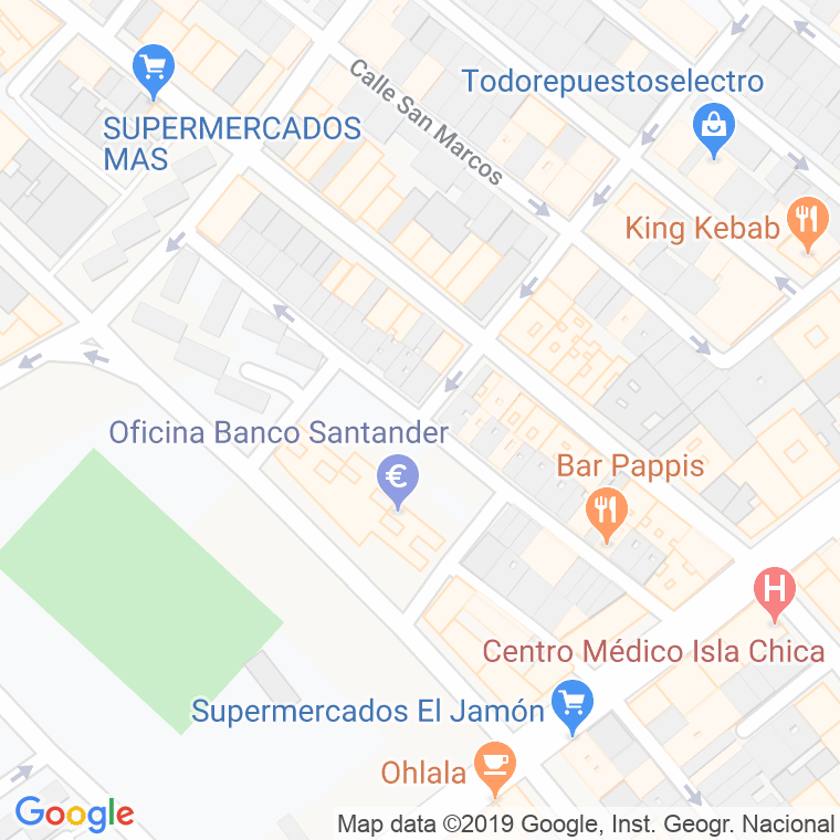 Código Postal calle Conde Lopez Muñoz en Huelva