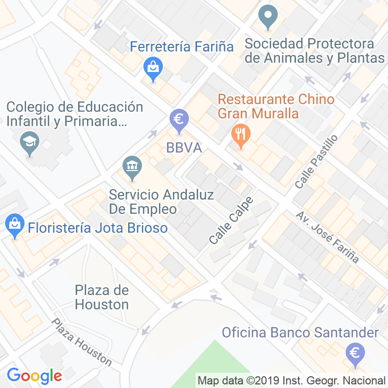 Código Postal calle Estrabon en Huelva