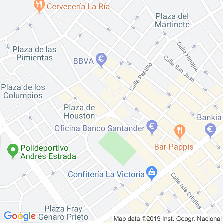 Código Postal calle Jose Muñoz De Vargas, avenida en Huelva