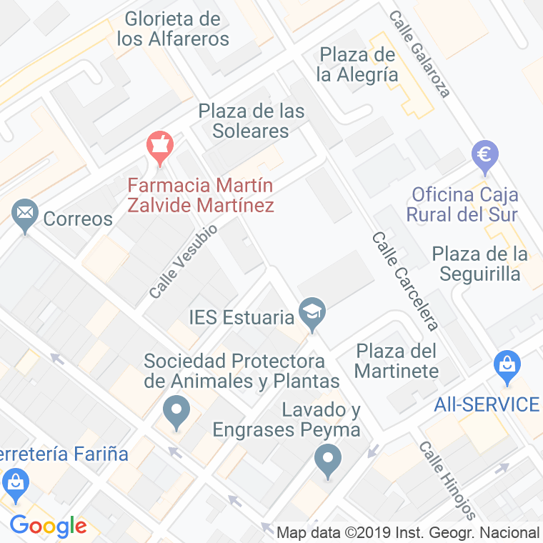 Código Postal calle Liviana en Huelva